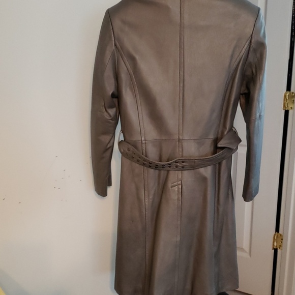 Excelled Collection 3/4 Length Leather Jacket - Picture 2 of 8